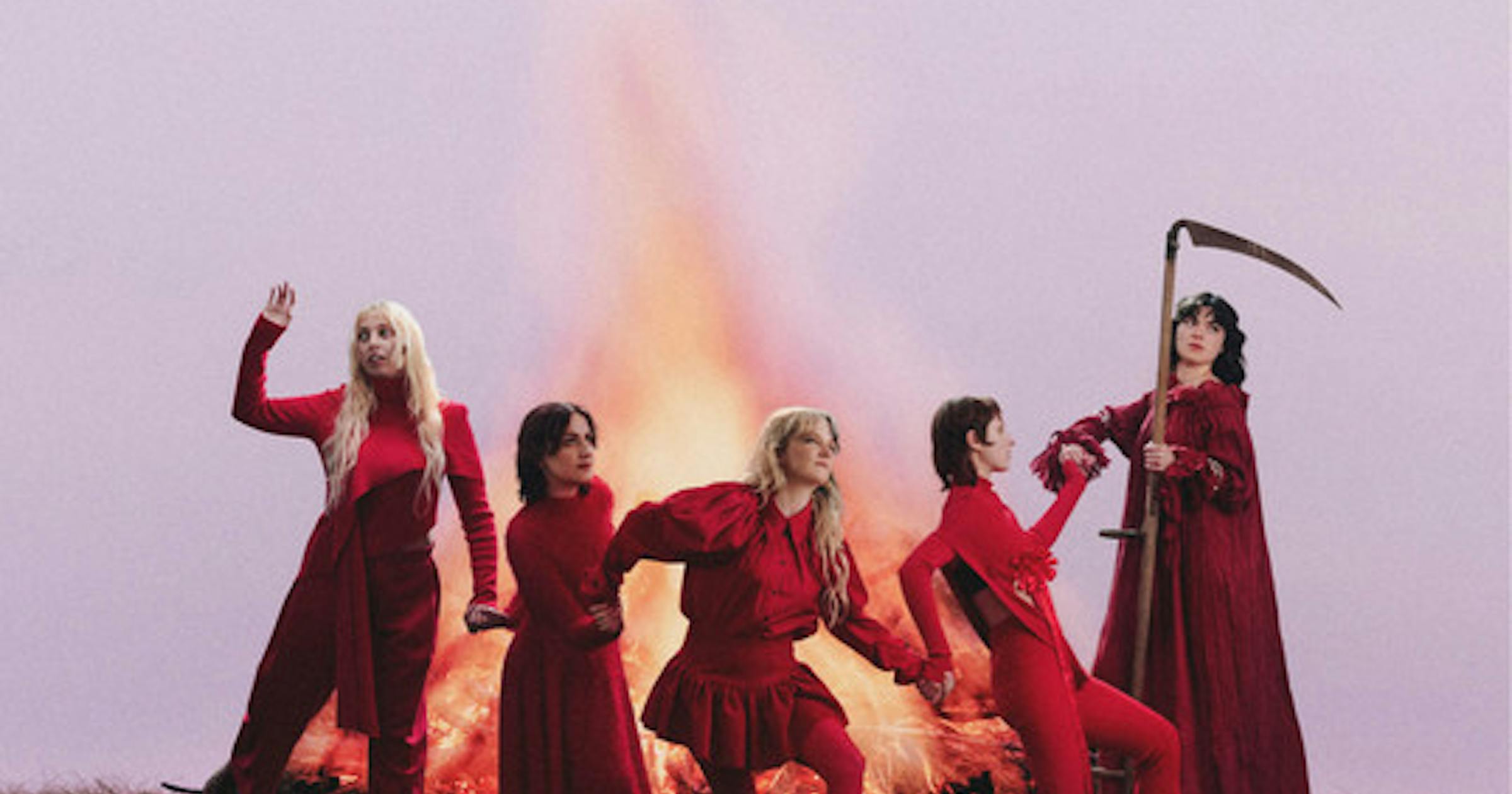 the last dinner party red dress The Last Dinner Party: the newly-coronated monarchs of baroque-pop | The Cover